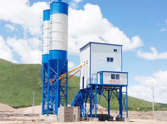 concrete mixing station