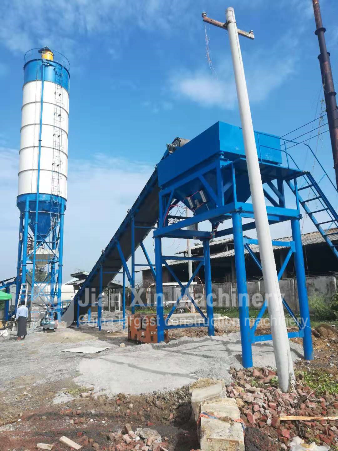 stabilized soil mixing station