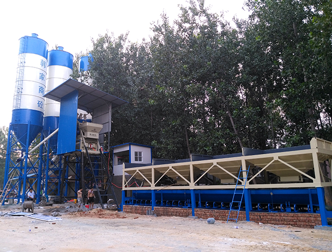 concrete mixing plant