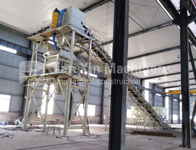 HZS90 concrete batching plant 