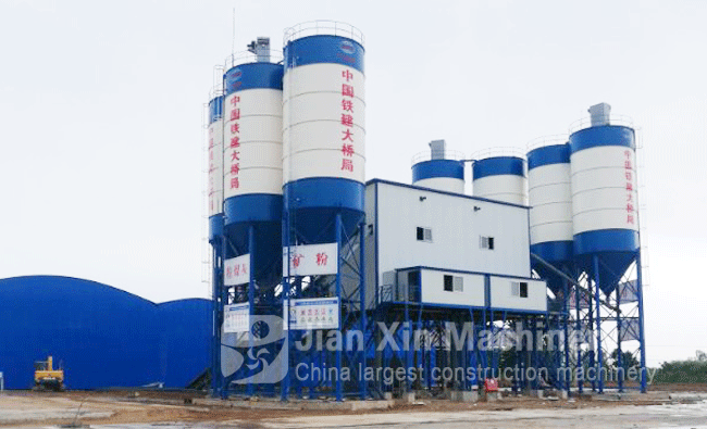 1 cubic concrete mixing plant