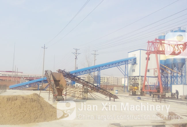 concrete mixing plant