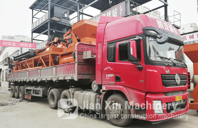 HZS35 small concrete mixing plants