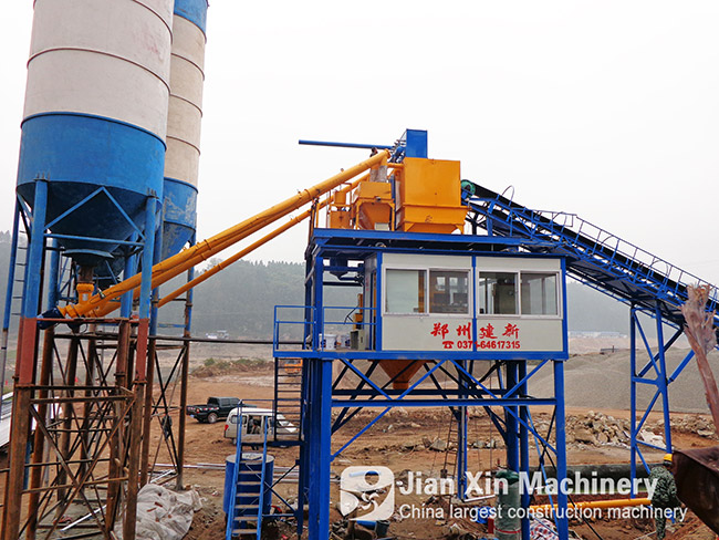 Zhengzhou Jianxin Machinery HZS120 concrete mixing plant equipment