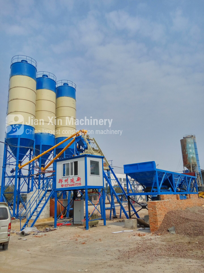 HZS75 concrete mixing station