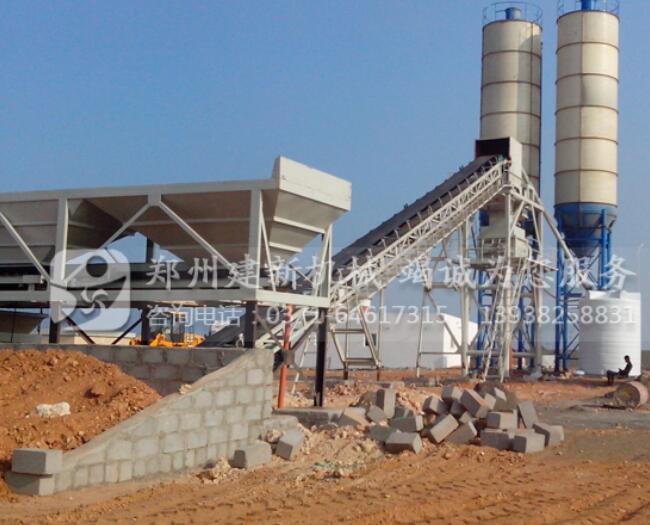 hzs60 concrete mixing plant